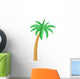 palm tropical tree vector illustration Wall Mural
