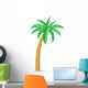 palm tropical tree vector illustration Wall Mural