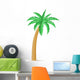 palm tropical tree vector illustration Wall Mural