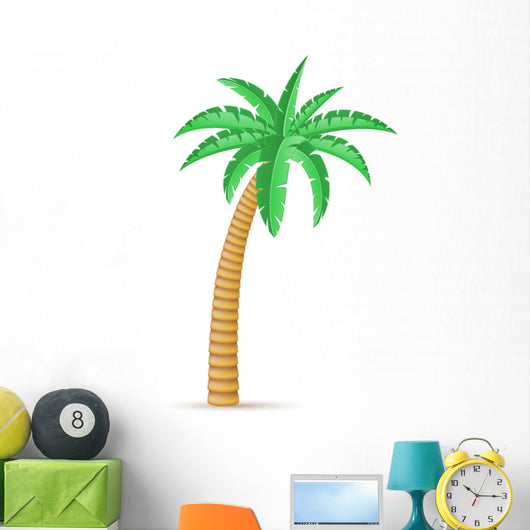 palm tropical tree vector illustration Wall Mural