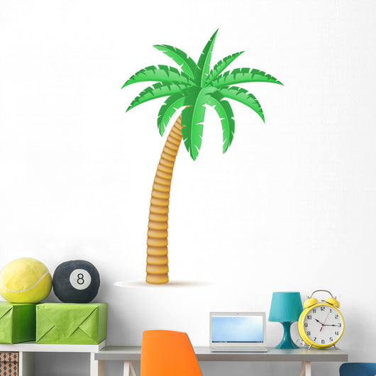 palm tropical tree vector illustration Wall Mural