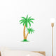 palm tropical tree vector illustration Wall Mural