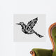 Nice, clean and smooth flying bird ornament decoration Wall Decal