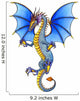Blue Dragon Wall Decal