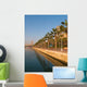 Beautiful Seafront with Palm Wall Decal