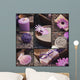 Purple spa collage Wall Mural