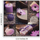 Purple spa collage Wall Mural