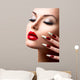 Fashion Beauty Model Girl. Manicure and Make-up 