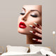 Fashion Beauty Model Girl. Manicure and Make-up 