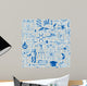 Science and Education Seamless Wall Decal