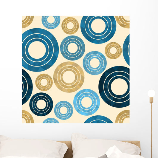 Geometric Seamless Pattern Wall Decal