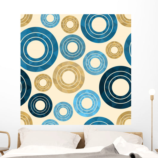Geometric Seamless Pattern Wall Decal