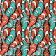 Seamless Pattern Wall Decal Design 2