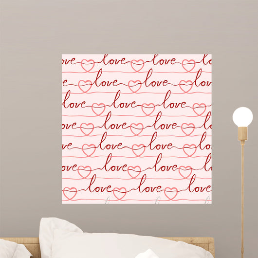 Seamless Romantic and Lovely Wall Decal
