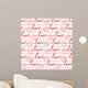 Seamless Romantic and Lovely Wall Decal