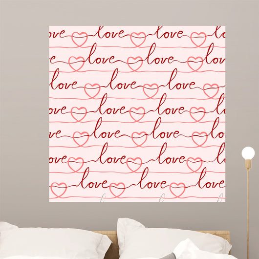 Seamless Romantic and Lovely Wall Decal