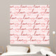 Seamless Romantic and Lovely Wall Decal