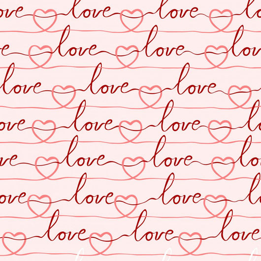Seamless Romantic and Lovely Wall Decal