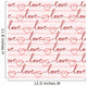 Seamless Romantic and Lovely Wall Decal