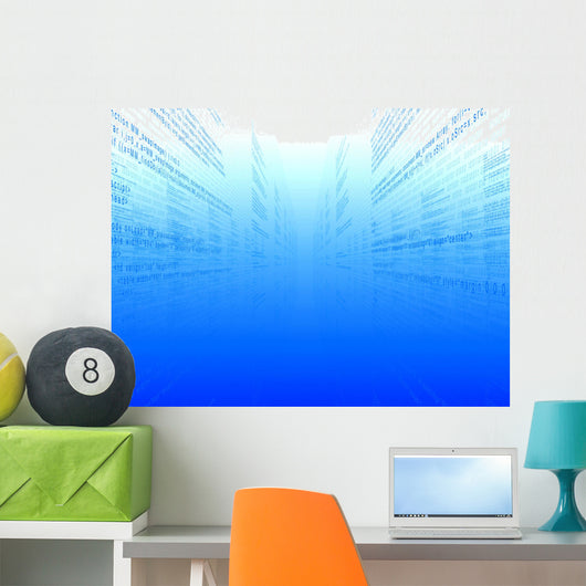 computer code Wall Mural