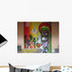 Graffiti Reggae Man Wall Mural