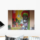 Graffiti Reggae Man Wall Mural