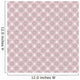 Geometric Pink Seamless with Wall Decal