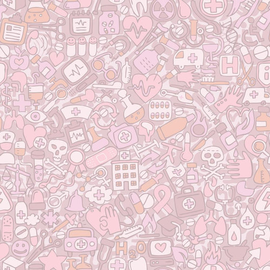 Medicine seamless pattern Wall Mural