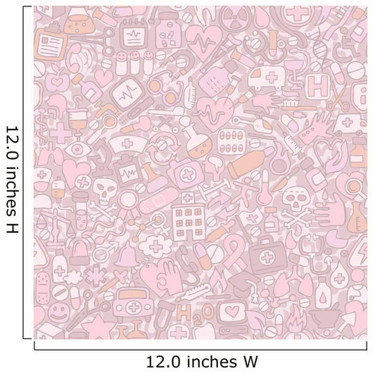 Medicine seamless pattern Wall Mural