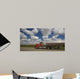 Blurred truck driving in Illinois. Wall Mural