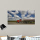 Blurred truck driving in Illinois. Wall Mural
