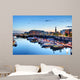 Sunset Port Hamburg Wall Mural