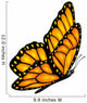 Flying butterfly 