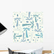Coconut Palm Tree Silhouette Wall Decal