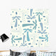 Coconut Palm Tree Silhouette Wall Decal