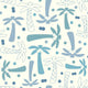 Coconut Palm Tree Silhouette Wall Decal