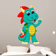 Happy dragon cartoon 