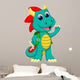 Happy dragon cartoon 