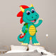 Happy dragon cartoon 
