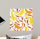Fishes Seamless Pattern Wall Decal Design 2