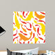 Fishes Seamless Pattern Wall Decal Design 2