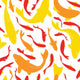Fishes Seamless Pattern Wall Decal Design 2