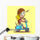 Scooter Girl Wall Decal