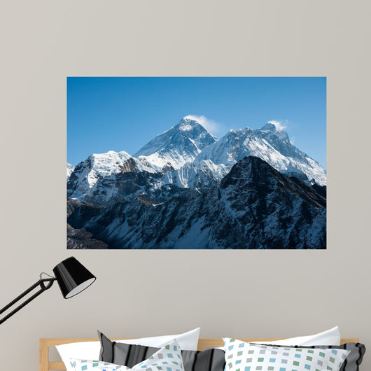 Western side of Mount Everest and Lhotse, Nepal 