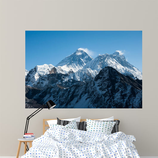 Western side of Mount Everest and Lhotse, Nepal 