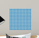Karo Tischdecken Muster Blau Wall Decal