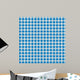 Karo Tischdecken Muster Blau Wall Decal