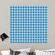 Karo Tischdecken Muster Blau Wall Decal