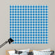 Karo Tischdecken Muster Blau Wall Decal