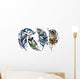 Set of feathers Wall Decal